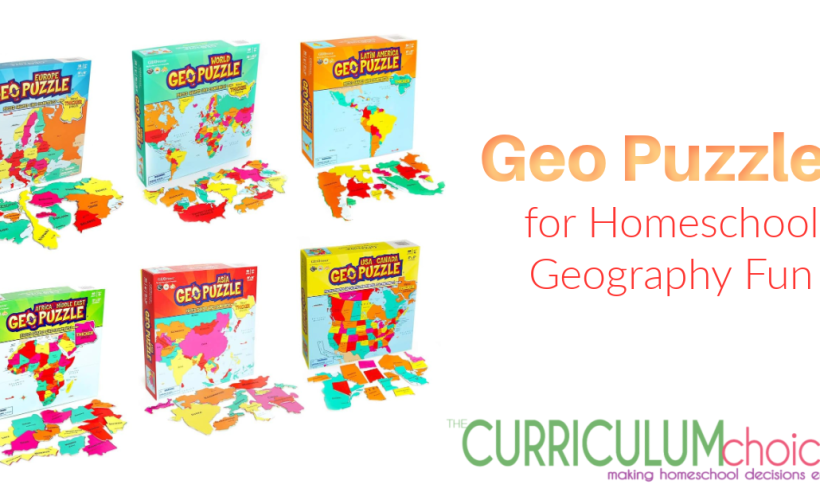 Using GEO Puzzles for homeschool geography fun! Check out these 6 geography puzzles to help your kids learn their world and US geography.