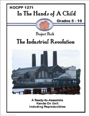 Lapbooks are a great tool to cover topical studies or perhaps something relevant to the seasonal year. Our latest purchase is a project pack from 'In The Hands Of A Child' called 'Industrial Revolution'.