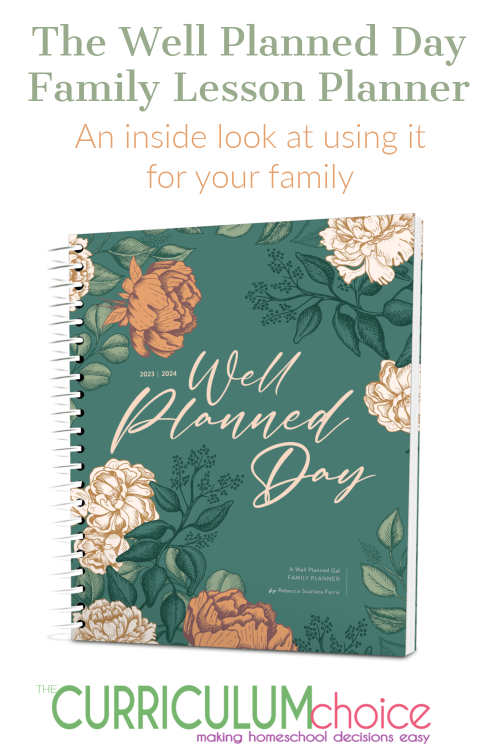 The Well Planned Day Family Homeschool Planner allows you to plan your homeschool for more than just one child, all in on place!