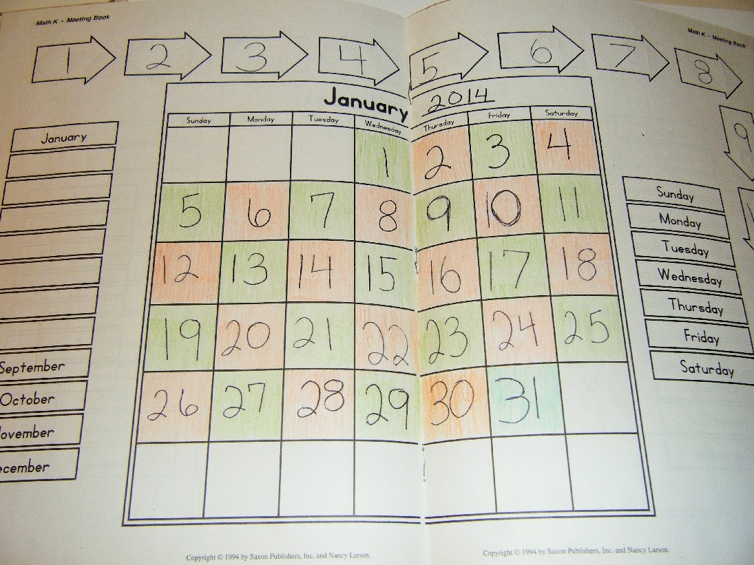 Kindergarten Saxon Math Review The Curriculum Choice