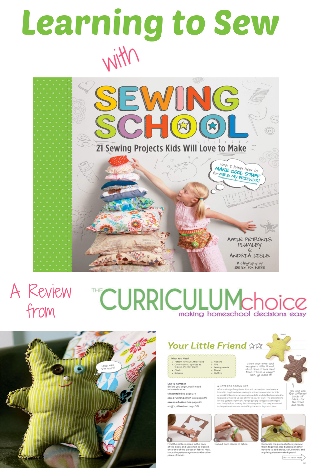 Stitches & Pins: Beginning Sewing Book