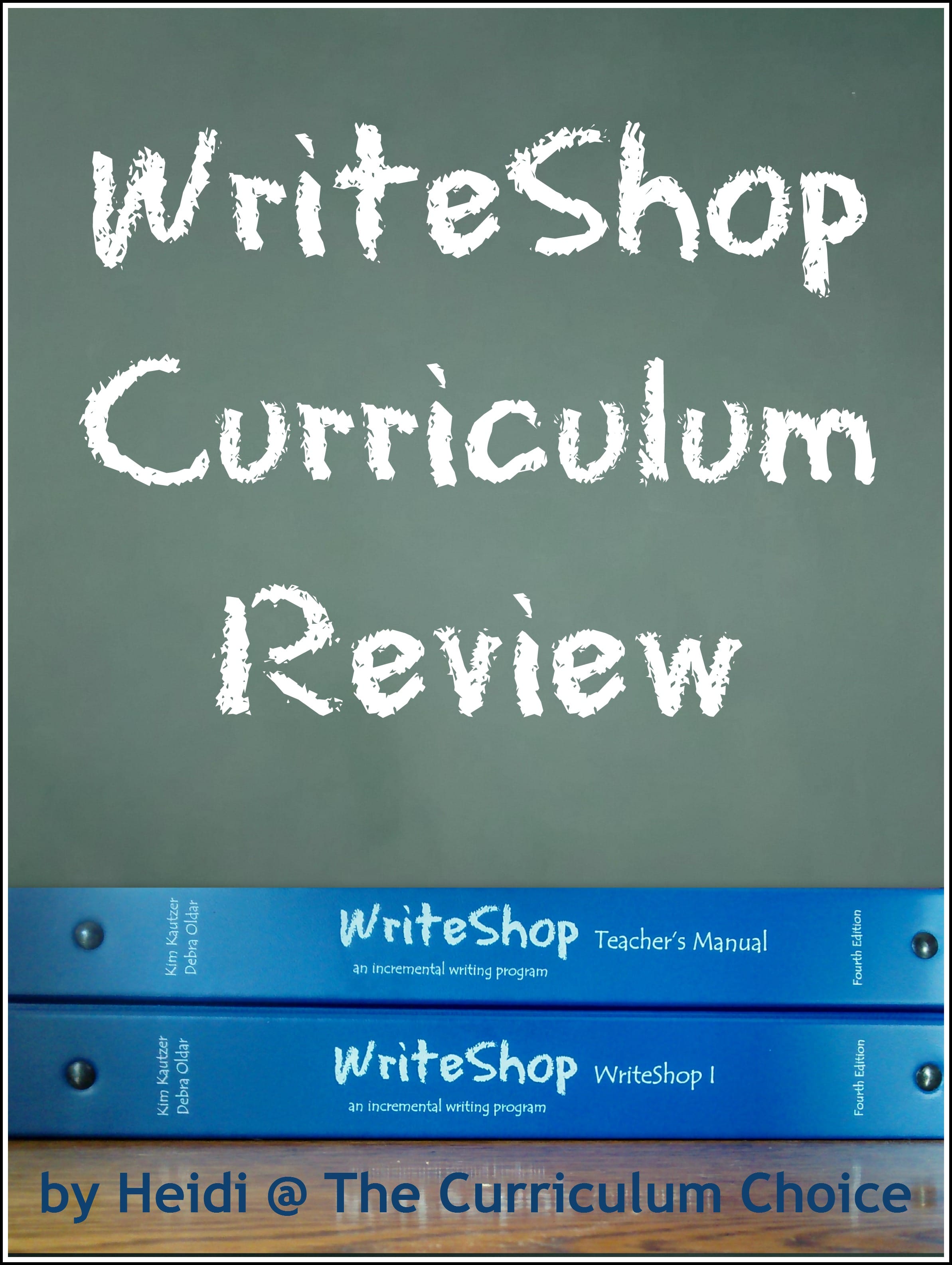 WriteShop Curriculum Review