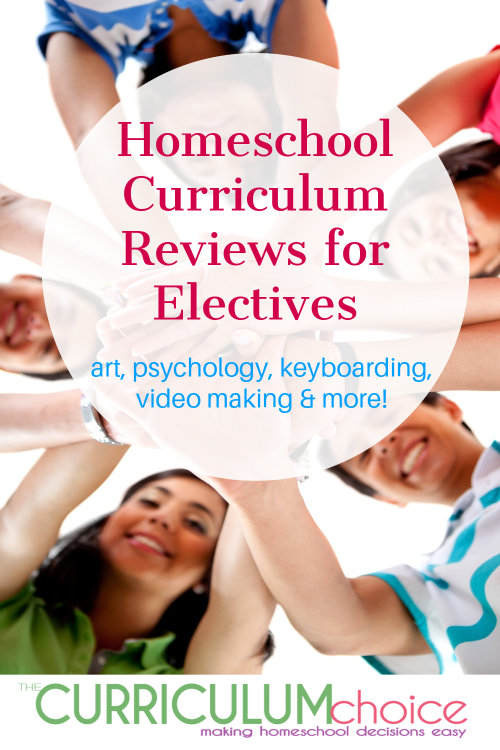 An ultimate list of homeschool curriculum reviews for electives - from art and music to logic and government and more!