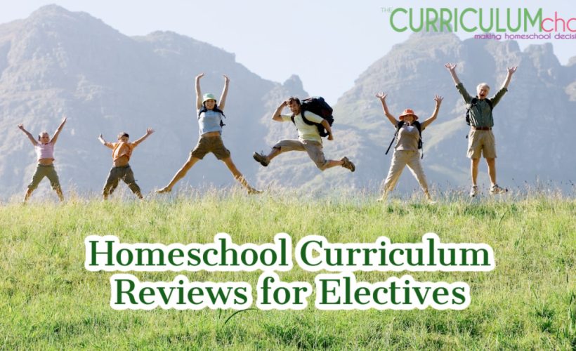 An ultimate list of homeschool curriculum reviews for electives - from art and music to logic and government and more!