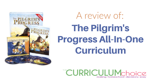 The Pilgrim's Progress All-in-One Curriculum by Answers in Genesis, review and how this resource works for homeschooling. A review from The Curriculum Choice