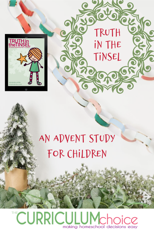 With Truth in the Tinsel you can walk your kids through the entire Christmas story from the Bible–beginning with prophecy in Isaiah, through the stories in the Gospels all the way to Jesus’ ultimate goal for coming to earth in a fun and hands-on way!