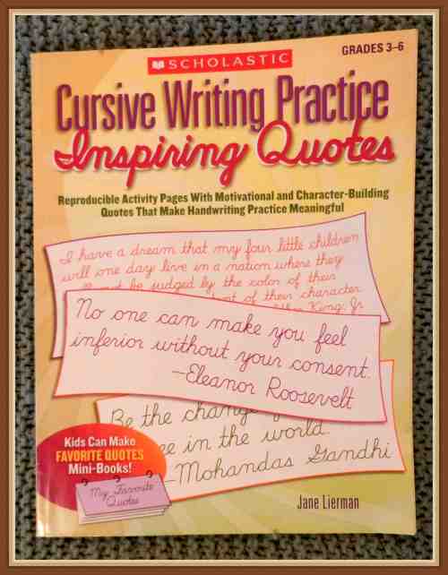 Cursive Writing Practice