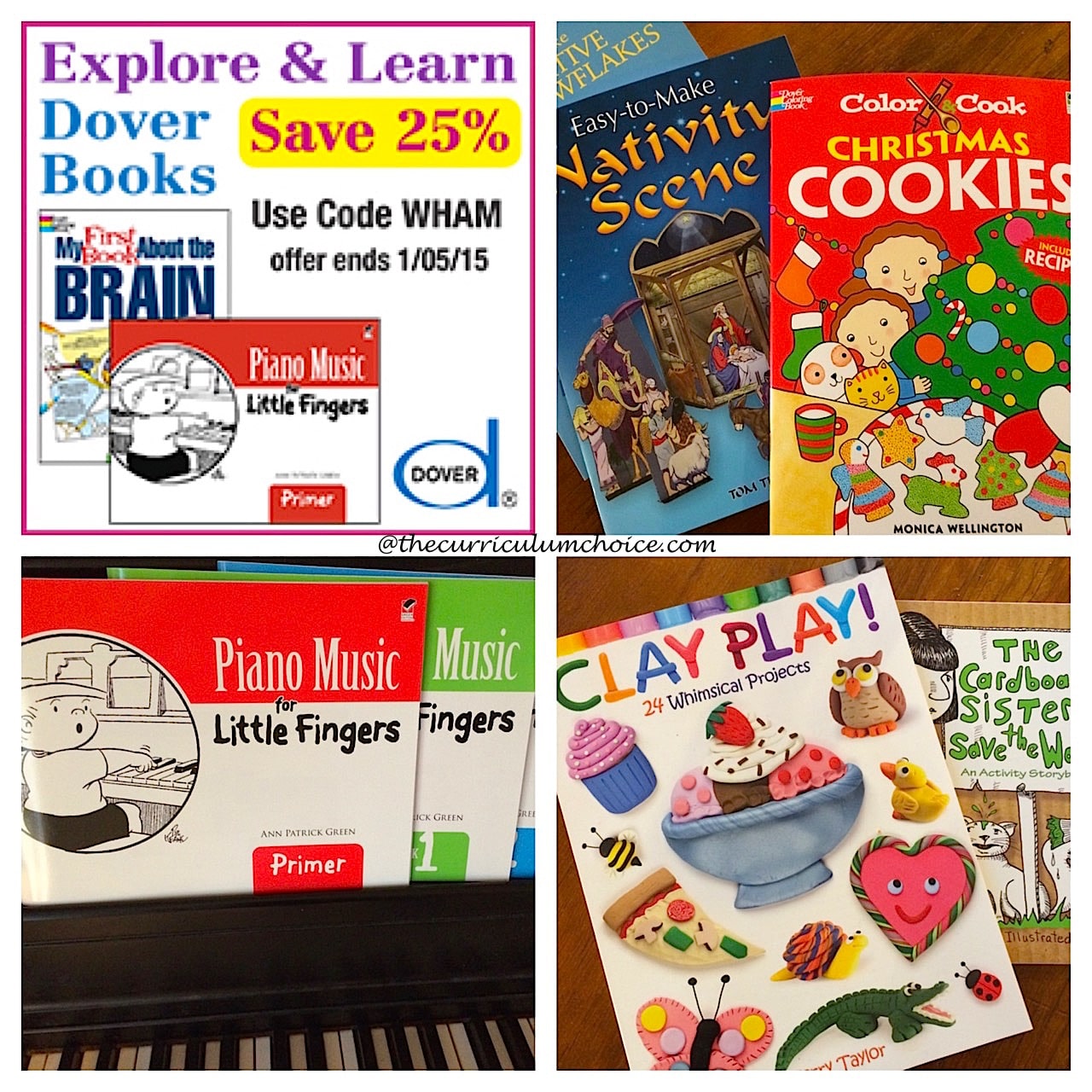 Dover Publications for Christmas and the Creative Homeschool