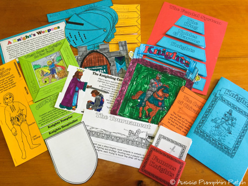 Homeschool in the Woods Knights Lap-Pak Review - The Curriculum Choice