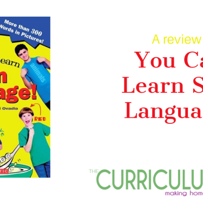You Can Learn Sign Language: A Homeschool Curriculum Review