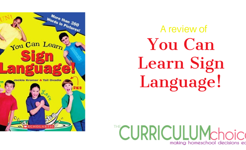 You Can Learn Sign Language contains more than 300 signs, with easy to follow instructions, and photos of kids demonstrating each sign.