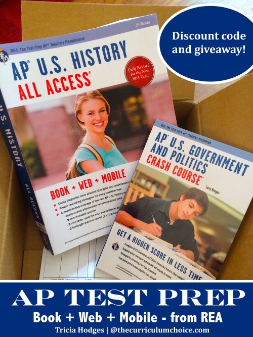 AP Test Prep from REA - Review + Giveaway at The Curriculum Choice