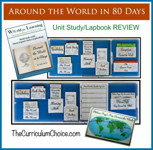 Around the World in 80 Days Unit Study REVIEW at The Curriculum Choice