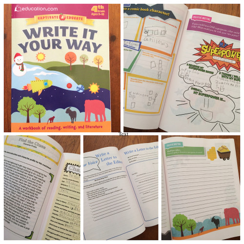 Write it Your Way workbook from Dover Publications and Education.com