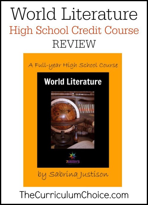 World Literature A Full Year High School Course By 7 Sisters 