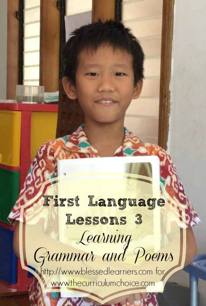 First Language Lessons 3: Learning Grammar and Poems