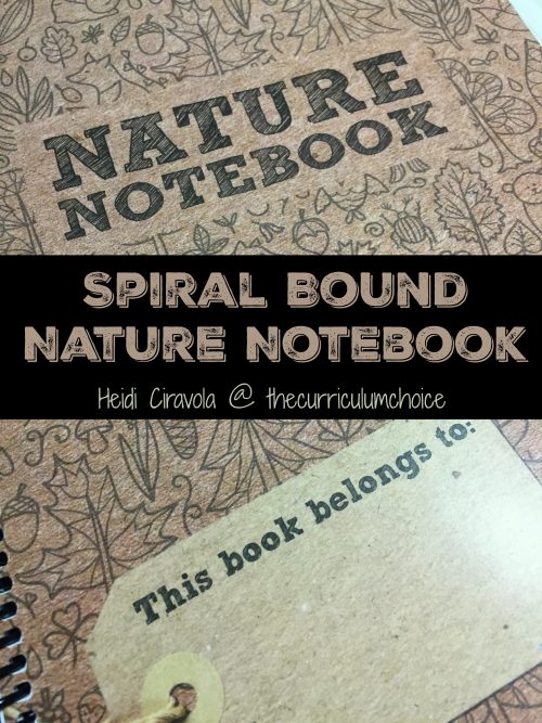 Spiral Bound Nature Notebook from Heidi Ciravola @thecurriculumchoice