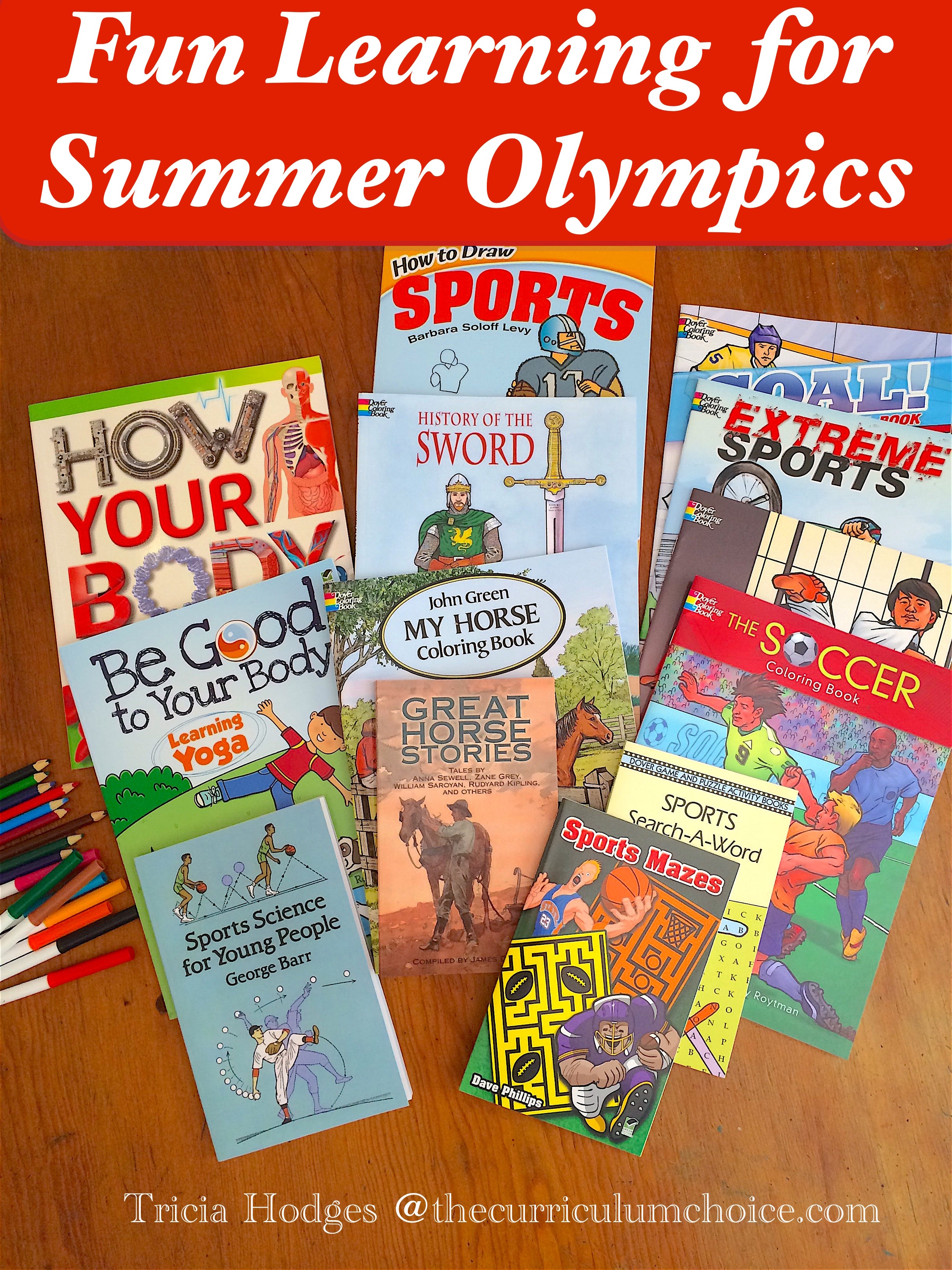 Summer Games Coloring Books
