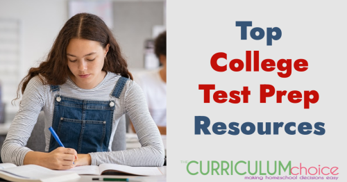 Here are top college test prep resources all in one spot! Plus more help for homeschooling the high school years.