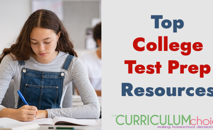 Here are top college test prep resources all in one spot! Plus more help for homeschooling the high school years.