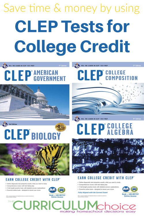 Homeschoolers can save future college tuition costs with CLEP for college credits and REA's college test prep resources for both CLEP and AP.