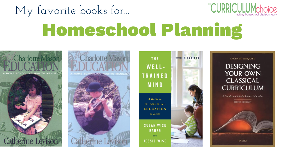 My Favorite Books for Homeschool Planning