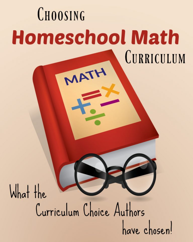 Choosing Homeschool Math Curriculum The Curriculum Choice