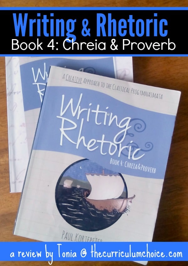 Writing & Rhetoric: Chreia & Proverb