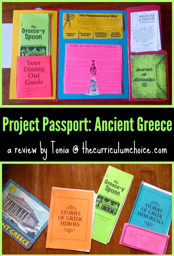 Project Passport: Ancient Greece {from Home School in the Woods}