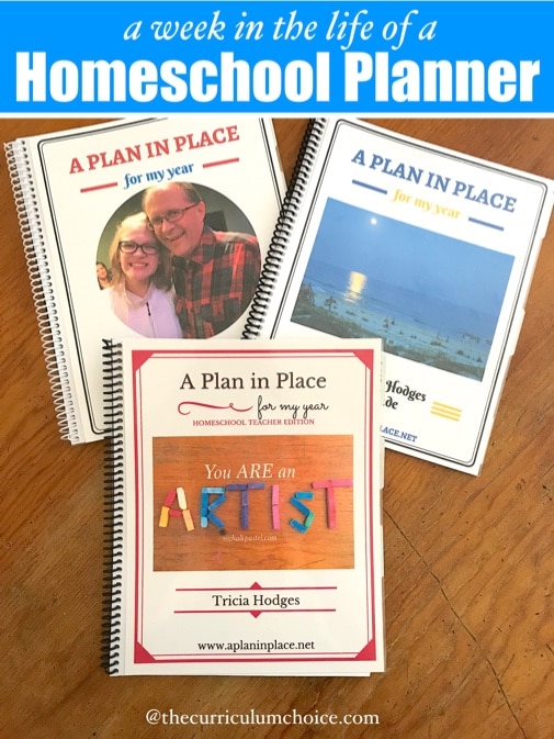 A Week in the Life of a Homeschool Planner