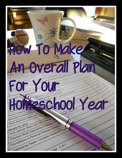 How To Make An Overall Plan for The Year