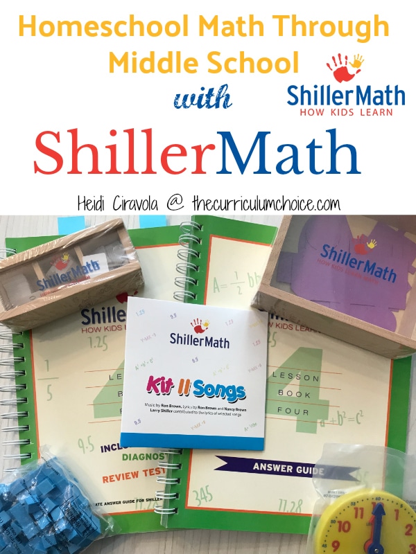 Homeschool Math Through Middle School: A ShillerMath Review