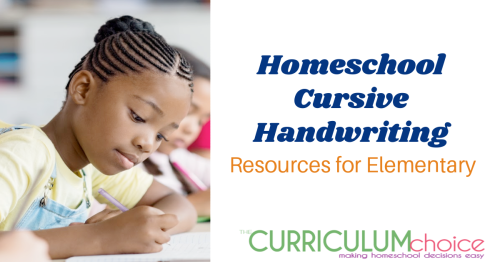 We included cursive writing in our homeschool, as writing things down helps so much in helping remember and recall information. We wanted our daughter to know print and cursive, so she would have two options to choose from. Here are some homeschool cursive handwriting resources for elementary.