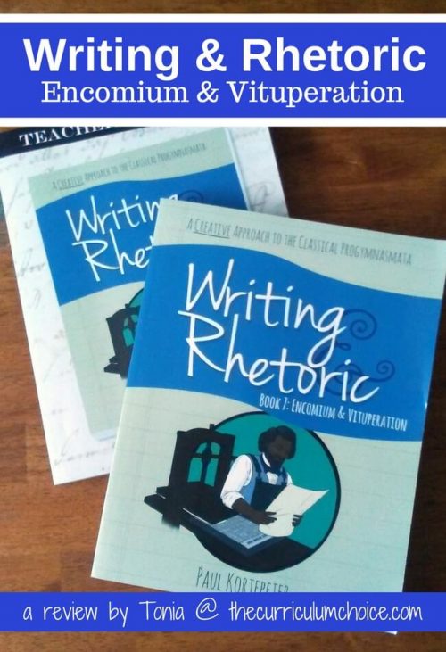 After using many different writing programs in our homeschool, we've finally found the one that works the best for us - the Writing & Rhetoric series from Classical Academic Press.