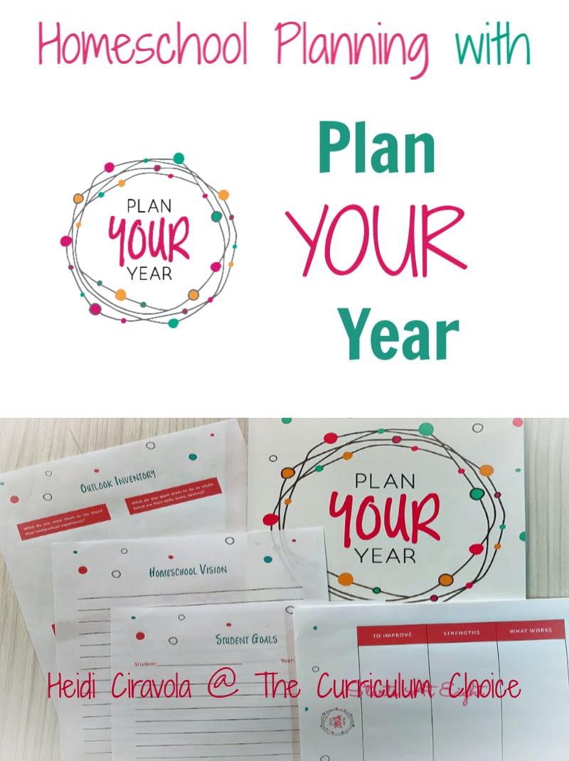Homeschool Planning with Plan Your Year