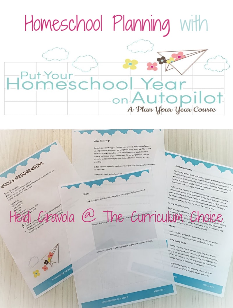 Homeschool Planning: Put Your Homeschool Year on Autopilot