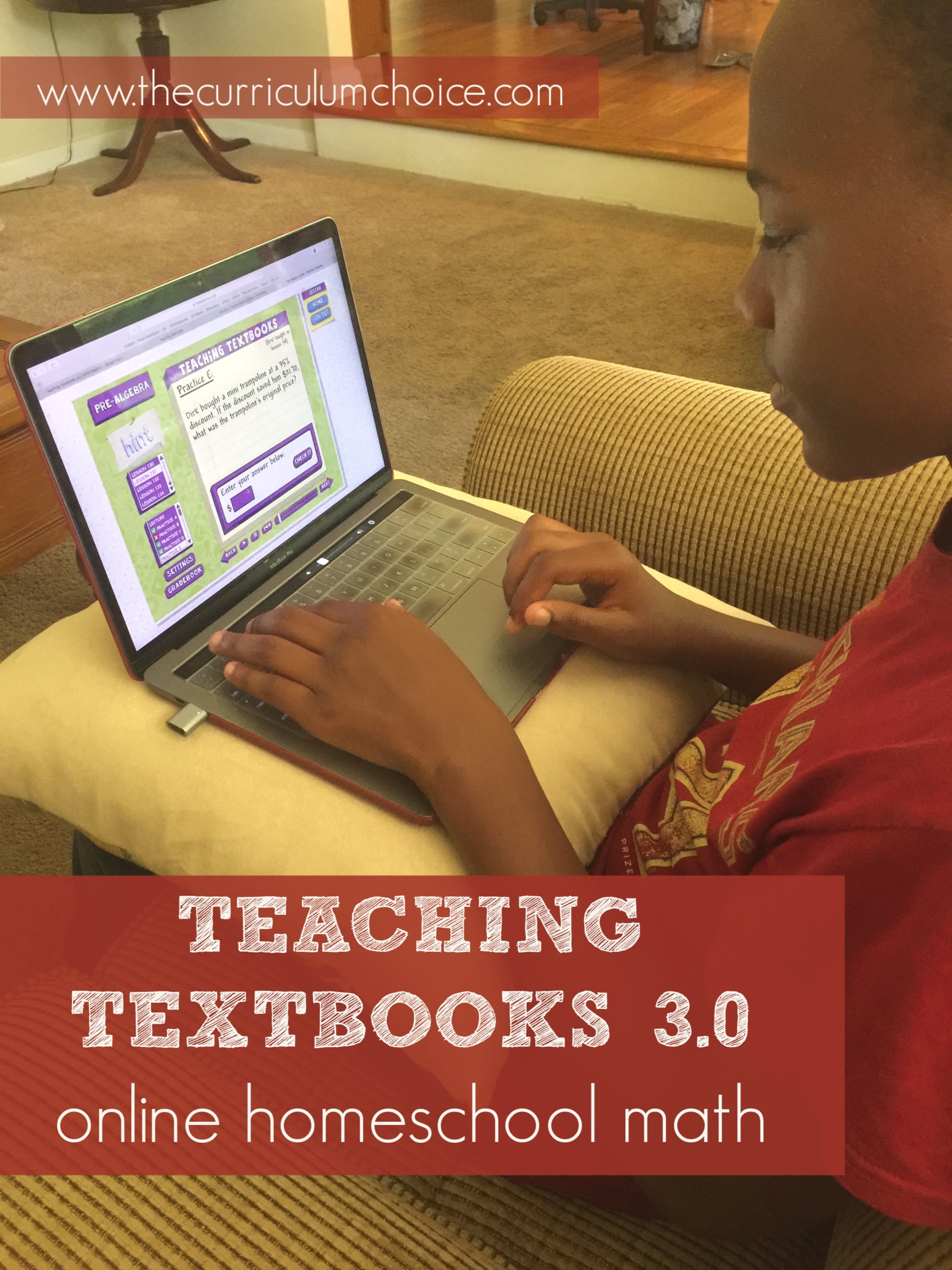 Online Homeschool Math with Teaching Textbooks 3.0