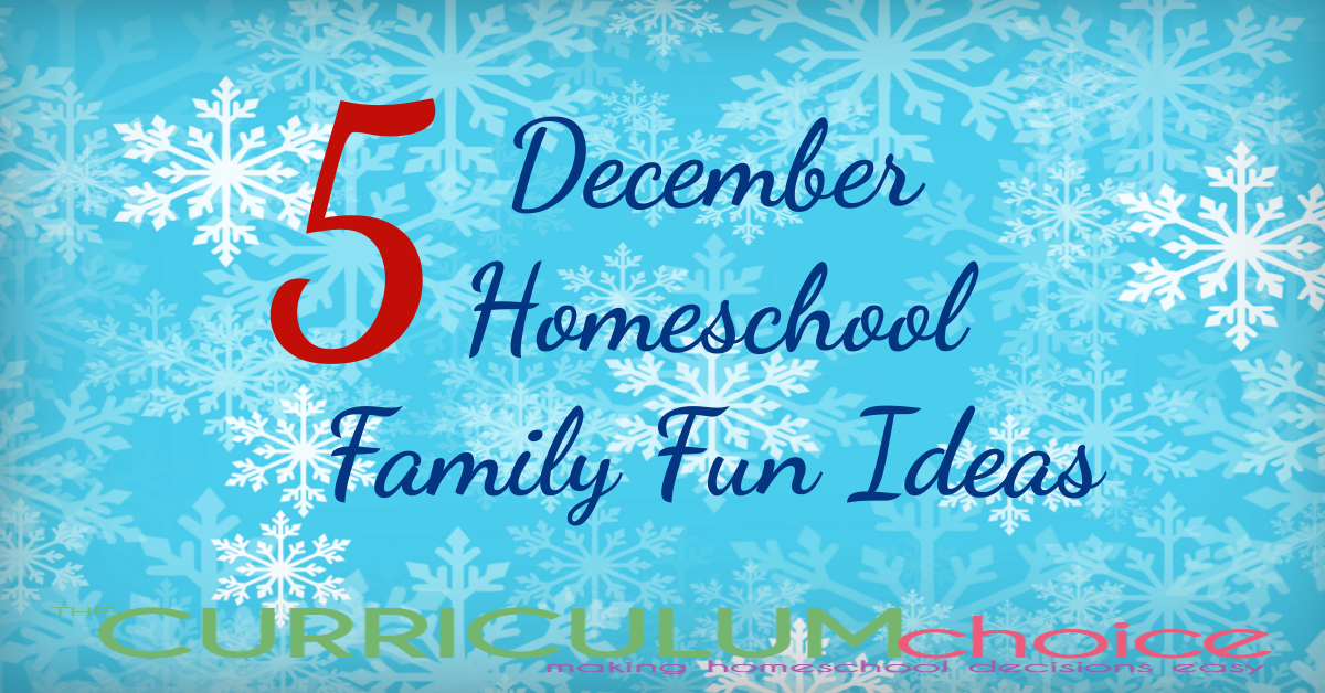 5 December Homeschool Family Fun Ideas