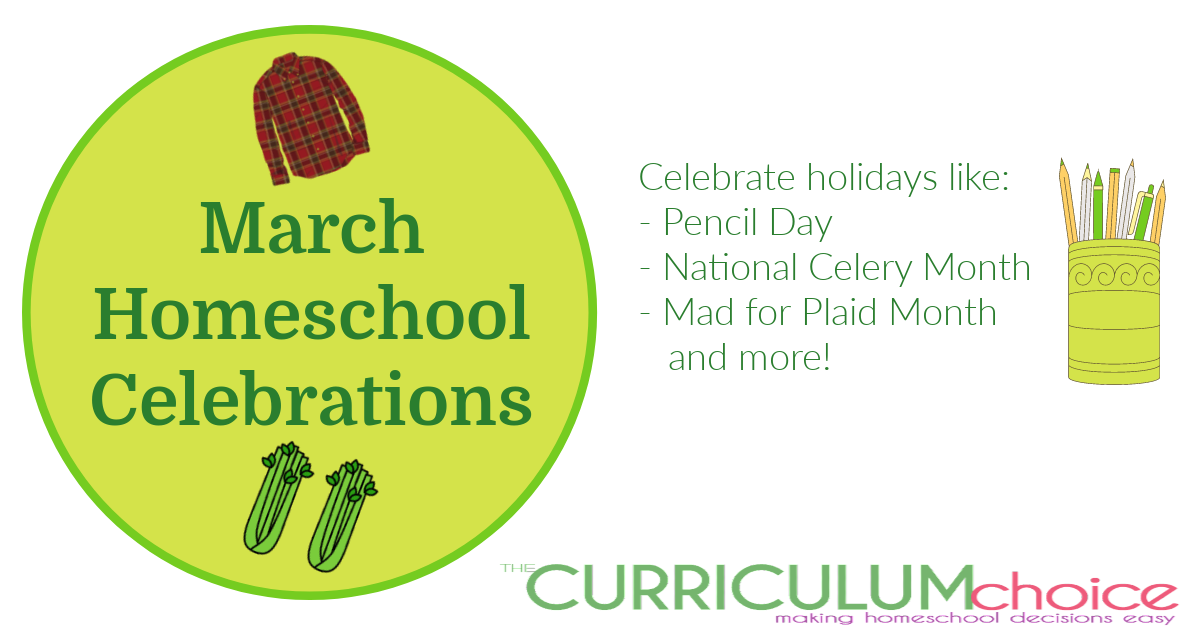 March Homeschool Celebrations