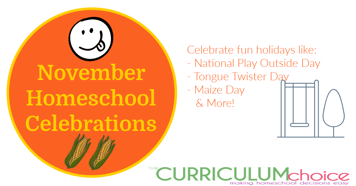November Homeschool Celebrations