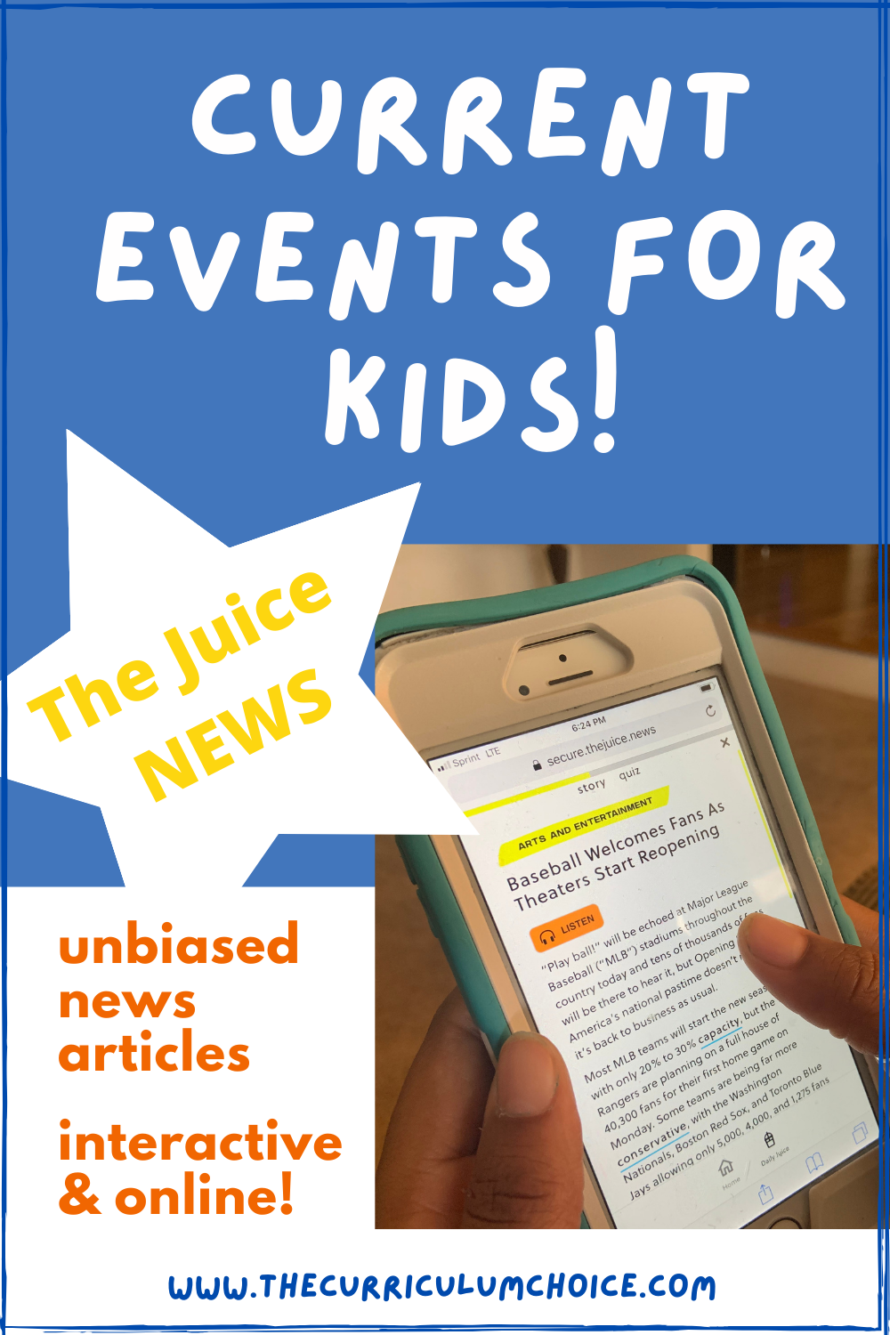 Current Events for Kids The Juice News The Curriculum Choice