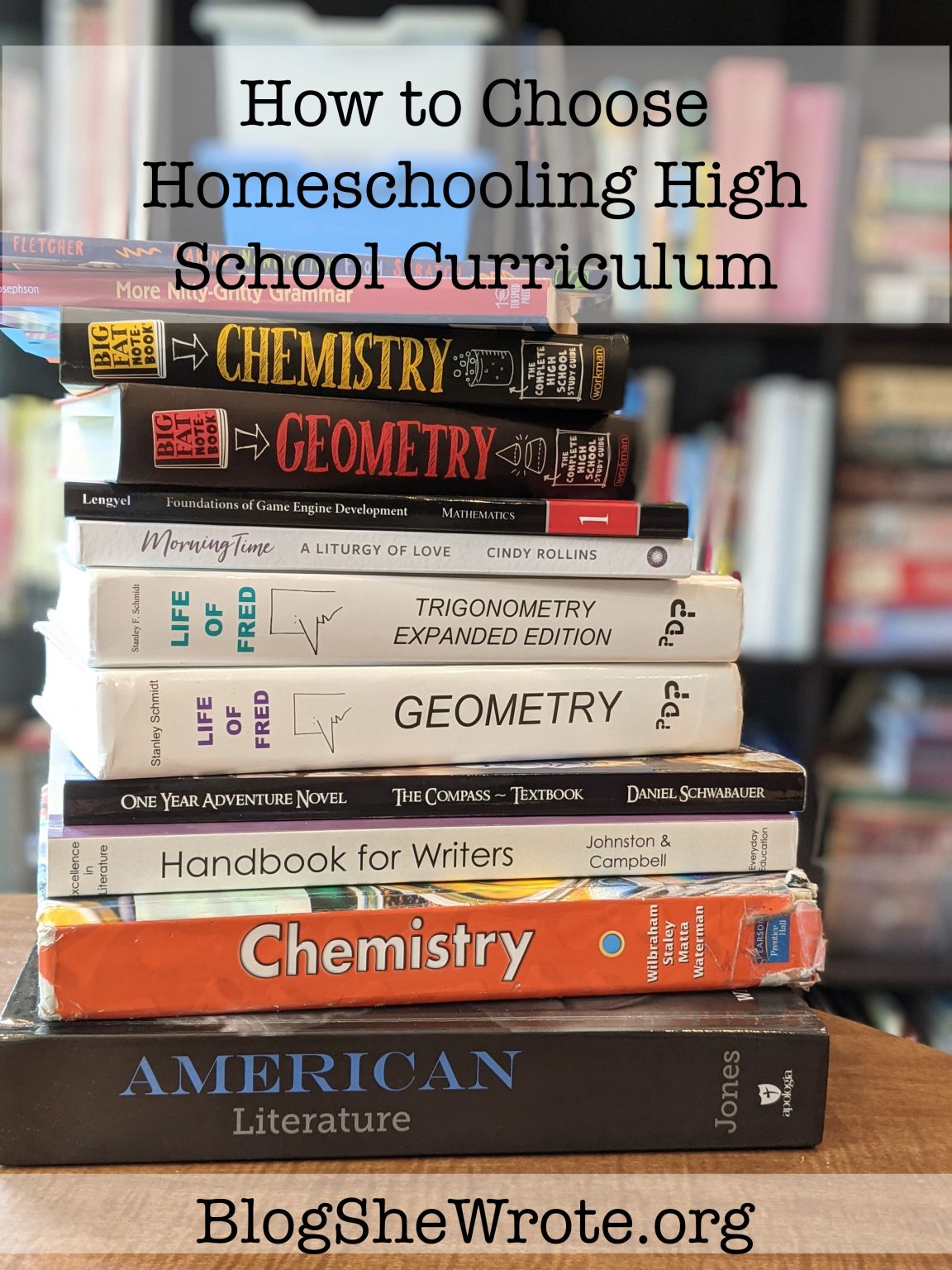 Chemistry High School Curriculum for Homeschool - The Curriculum Choice