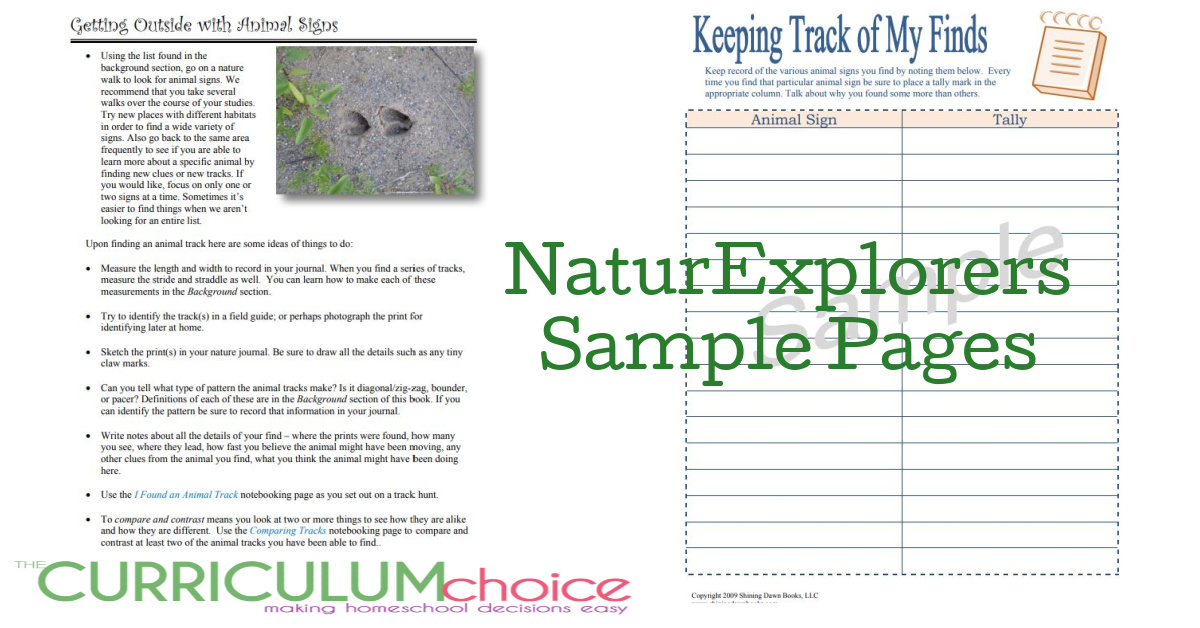 NaturExplorers Nature Unit Studies are 19 different, complete nature based science studies for 1st - 8th grades. 