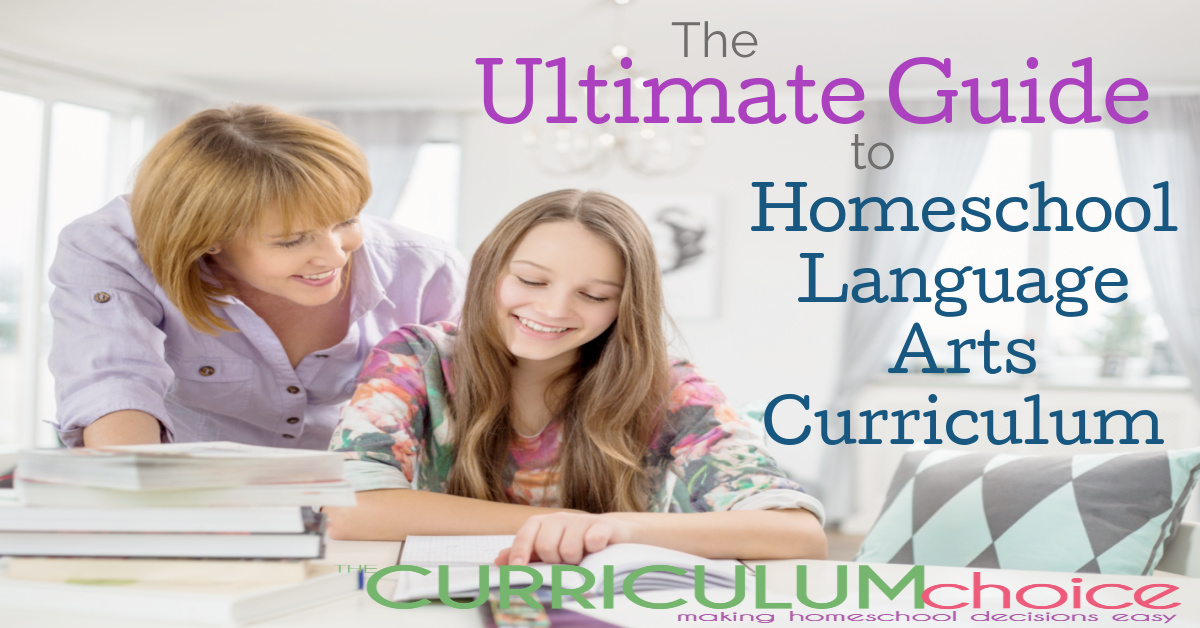 The Ultimate Guide to Homeschool Language Arts from The Curriculum Choice includes full curriculum PLUS resources for reading, writing, spelling, grammar and handwriting!