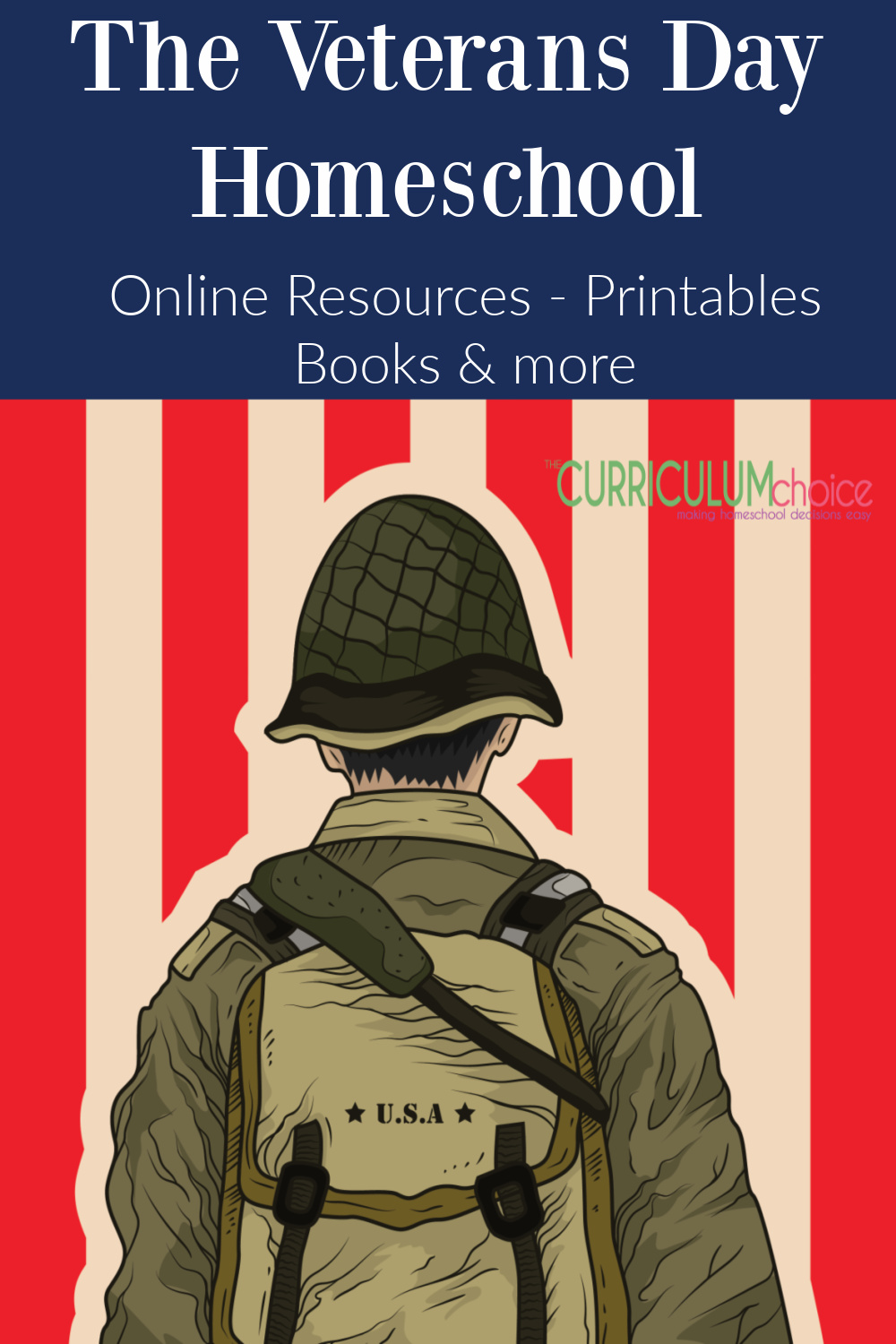 This is a collection of resources (online, printable, books and more) to help children understand the significance of Veterans Day and the importance of those who have fought and died for America, as well as those who currently serve to protect our nation. From The Curriculum Choice