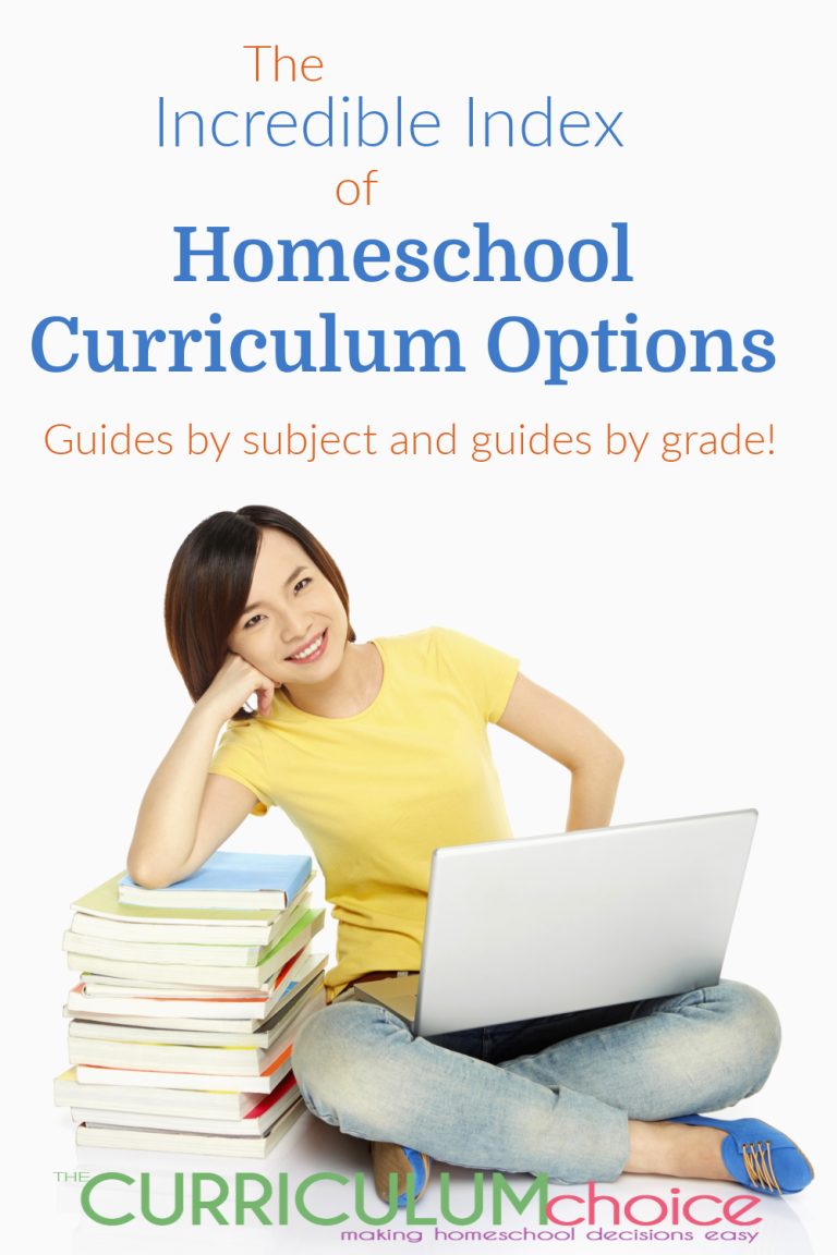 The Incredible Index of Homeschool Curriculum Options - The Curriculum ...