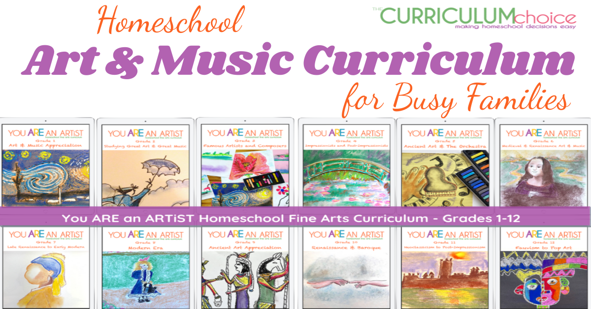 Homeschool Art and Music Curriculum For Busy Families