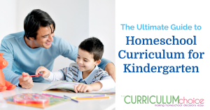 The Ultimate Guide to Homeschool Curriculum for Kindergarten is your go to guide for full or by subject curriculum for kindergarten. Online, book based, secular or Christian, we have options for you! From The Curriculum Choice