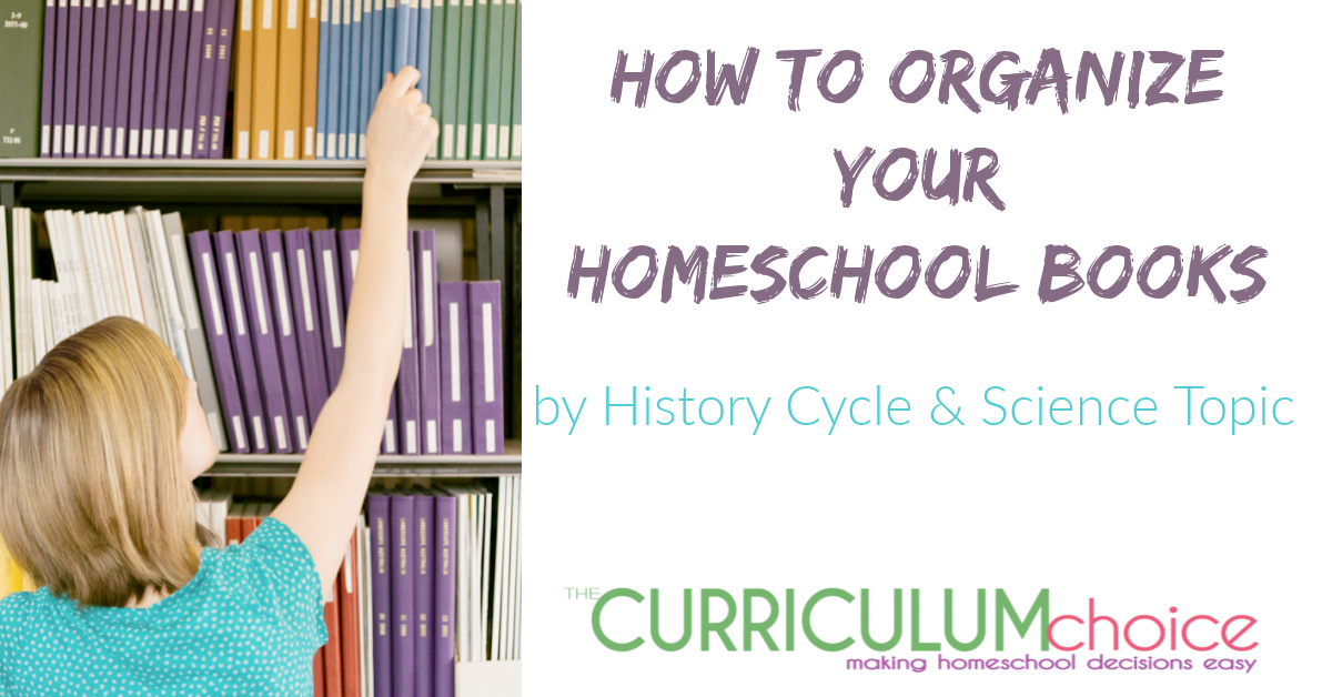 How to Organize Your Homeschool Books