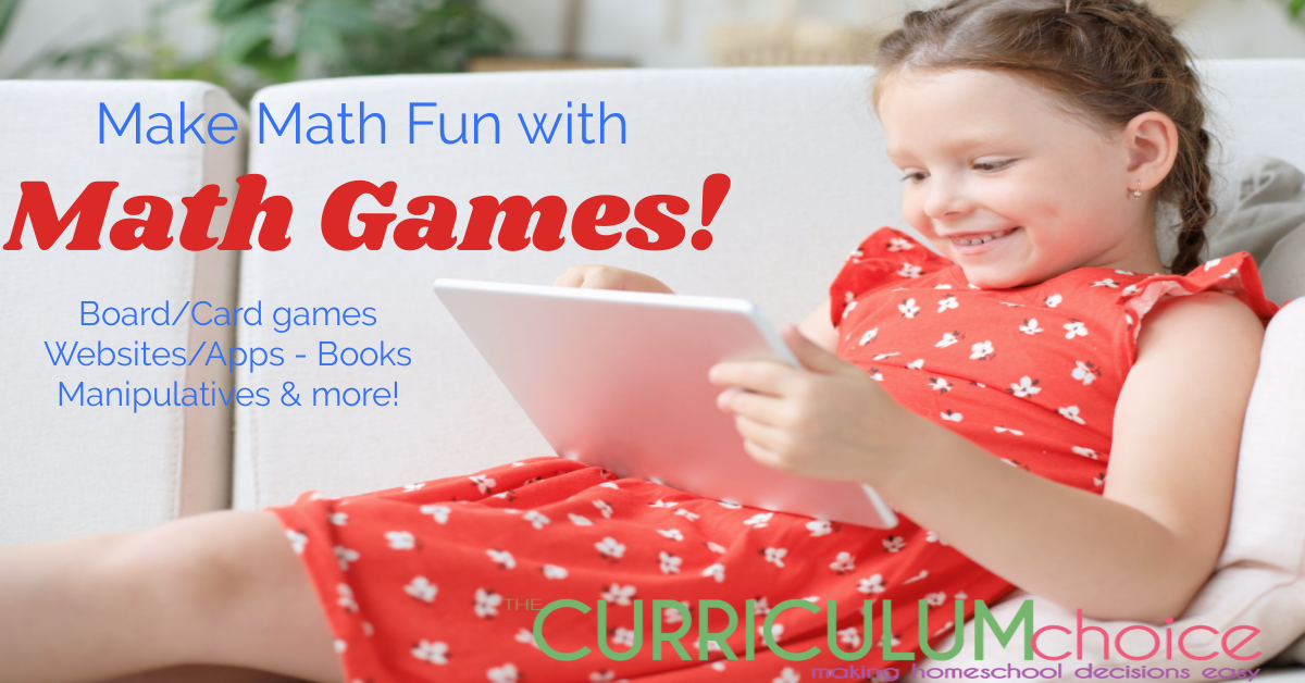 Making Homeschool Math Fun with Math Games!